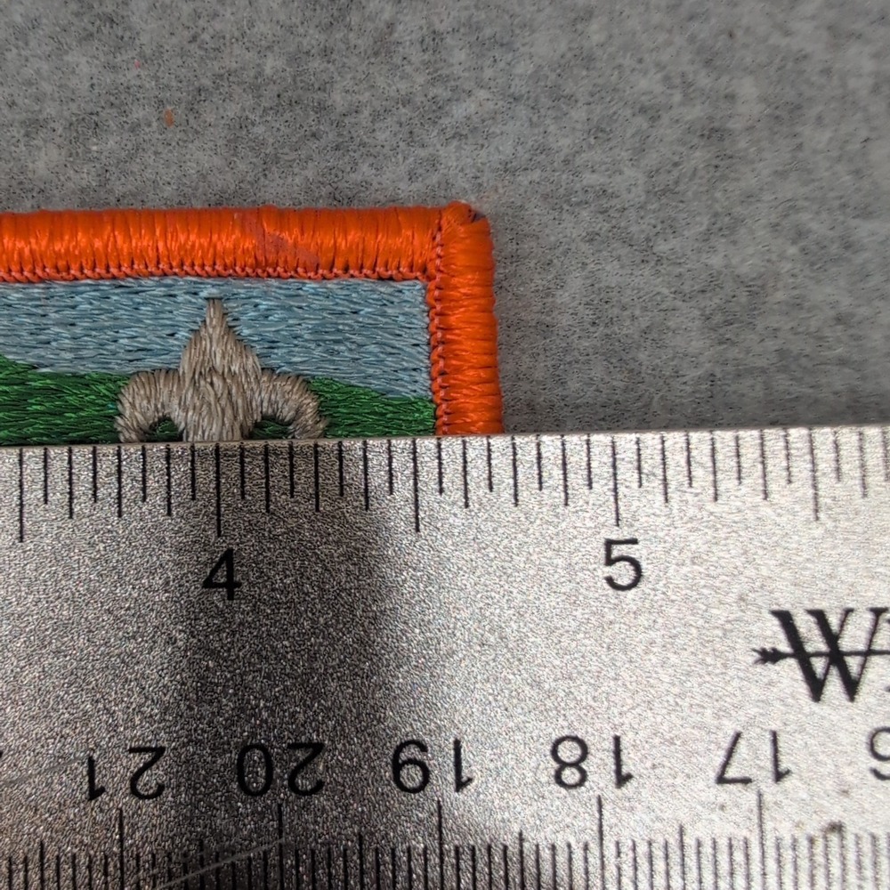 Kaskamapo 310 WWW Patch Orange Border Scout Camping Hiking Adventure Emblem‎ - Picture 3 of 3